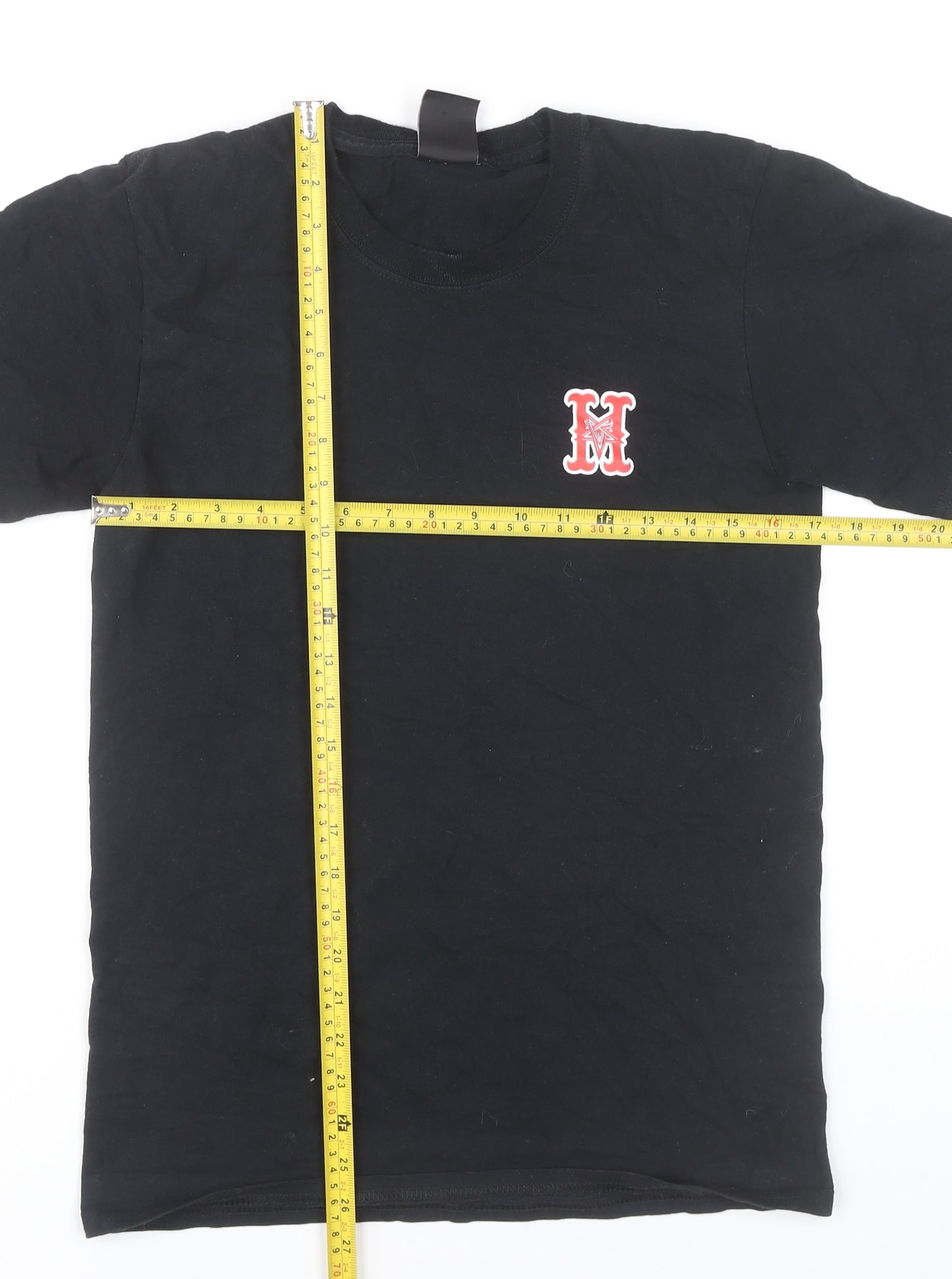 HUF Thrasher Men's Black Small Graphic Skate T-Shirt