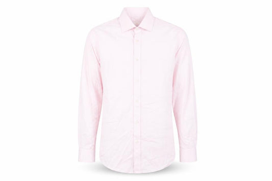Taylor & Hunt Men's Pink 15.5 Slim Fit Cotton Dress Shirt