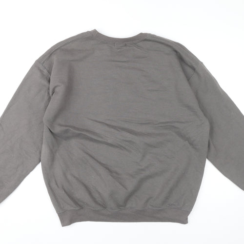 PrettyLittleThing Women’s Grey Athletic Columbia University Sweatshirt L