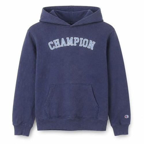 Champion Boys Blue Pullover Hoodie 11-12 Years Regular Fit Logo Sportswear