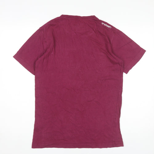 Stash Rugby Team Issue Men's Red Cotton Graphic T-Shirt Size S