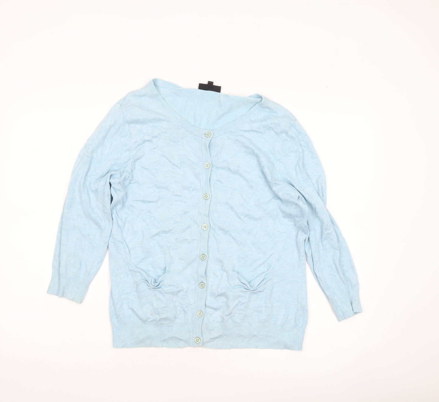 Warehouse Women’s Blue V-Neck Button Cardigan UK 16