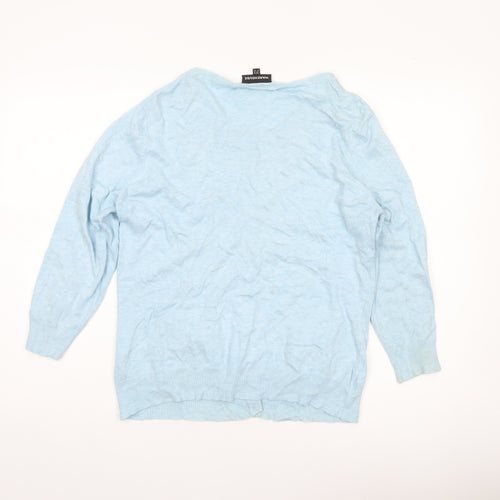 Warehouse Women’s Blue V-Neck Button Cardigan UK 16
