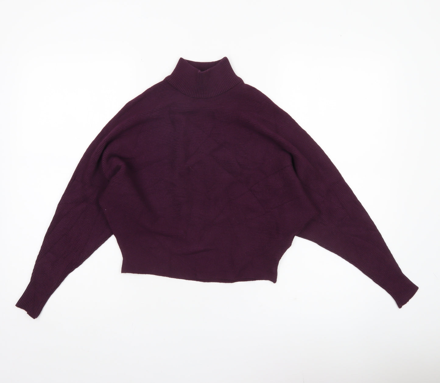 Principles Petite Women’s Purple Roll Neck Jumper Size 12