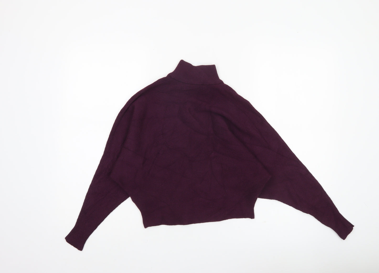 Principles Petite Women’s Purple Roll Neck Jumper Size 12