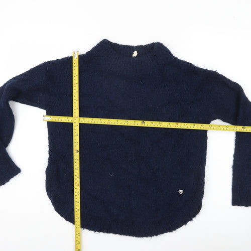White Stuff Women’s Blue Chunky Knit Jumper Size 12 Pullover