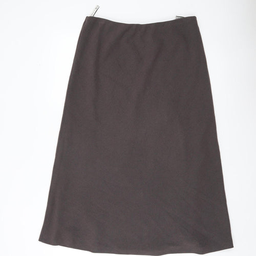 Minuet Women Brown Size 16 Midi Pencil Skirt Lined Workwear