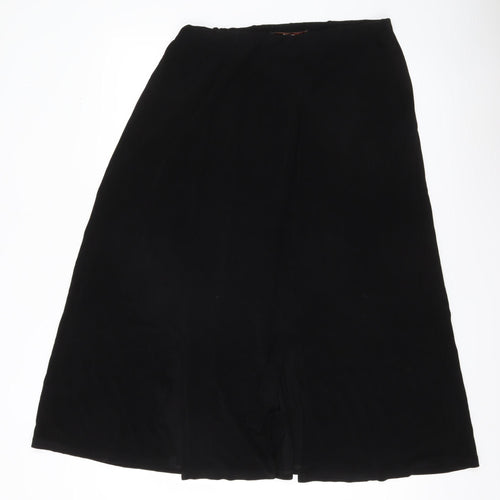 Stephen Women Black XL A-Line Midi Skirt Vintage Workwear