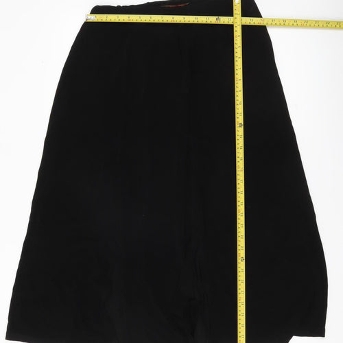 Stephen Women Black XL A-Line Midi Skirt Vintage Workwear