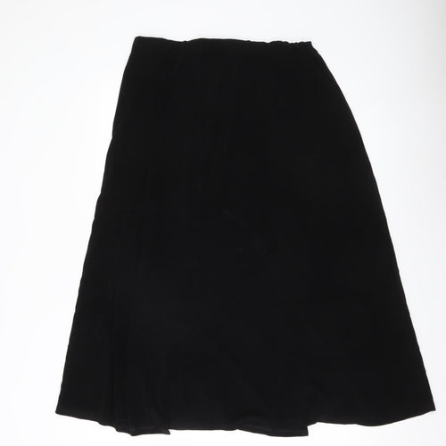Stephen Women Black XL A-Line Midi Skirt Vintage Workwear