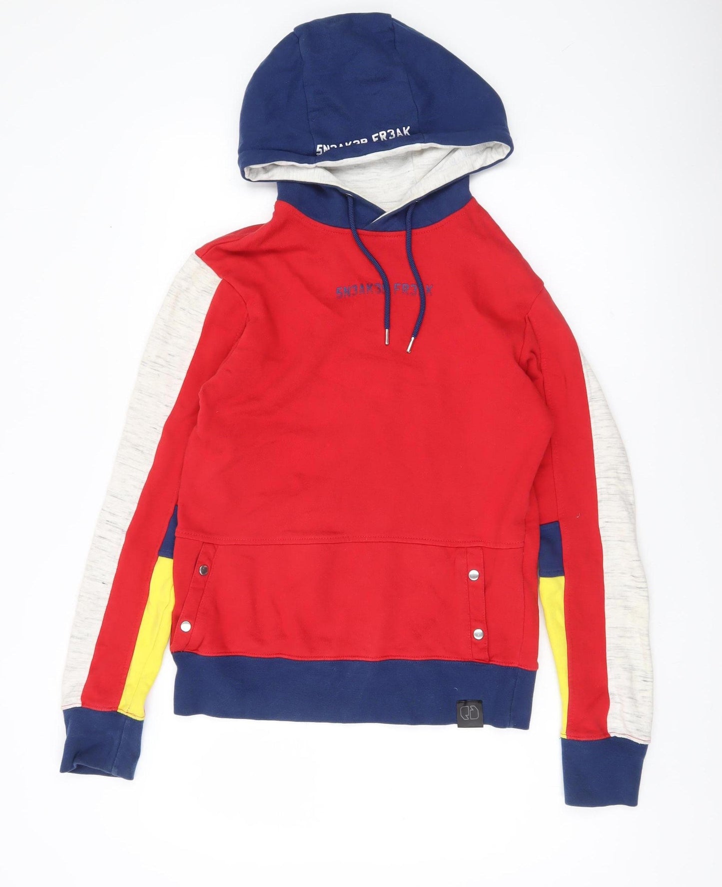 Sneaker Freak Men’s Multicoloured XS Pullover Hoodie with Logo