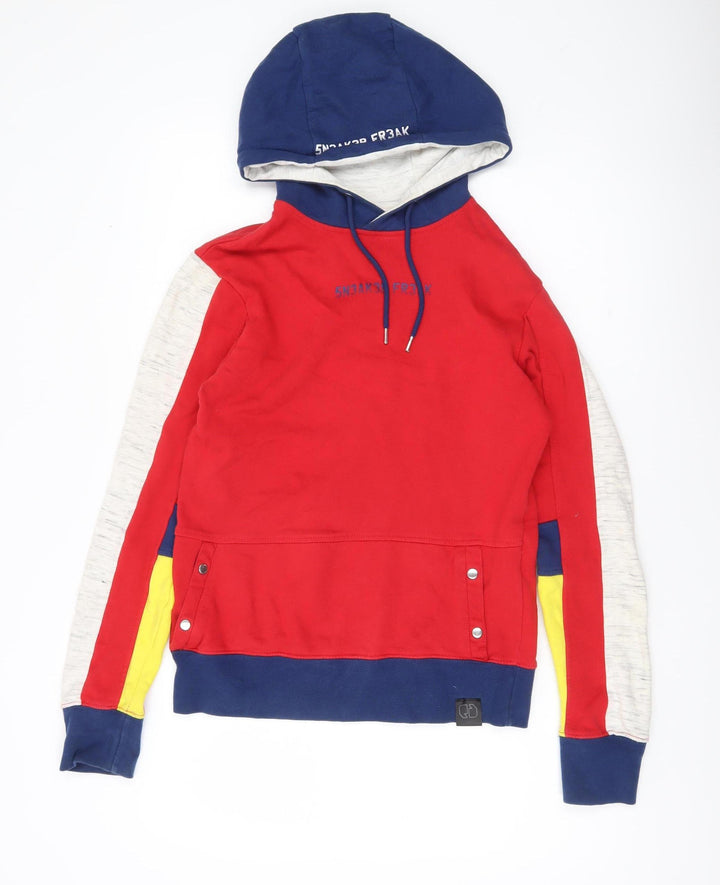 Sneaker Freak Men’s Multicoloured XS Pullover Hoodie with Logo