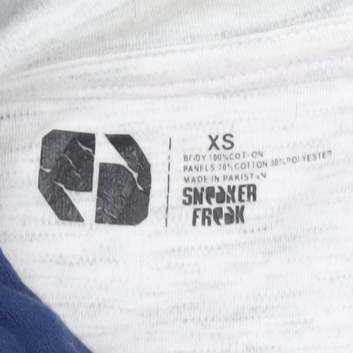 Sneaker Freak Men’s Multicoloured XS Pullover Hoodie with Logo