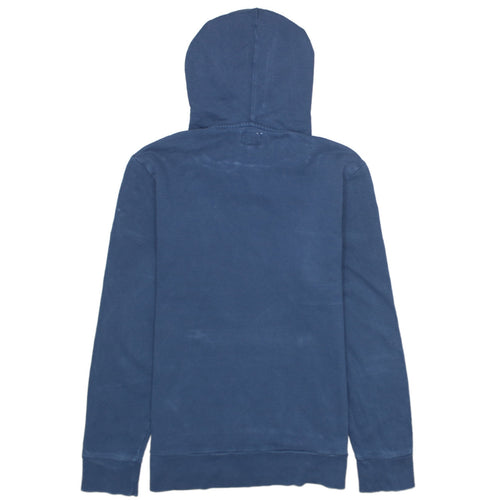 Levi's Men Blue Pullover Hoodie Small Logo Graphic Cotton