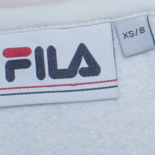 Fila Womens XS 8 Multicoloured Pullover Hoodie Sweatshirt