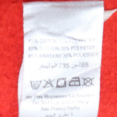 Ellesse Men’s XS Blue White Red Crew Neck Sweatshirt Retro Logo
