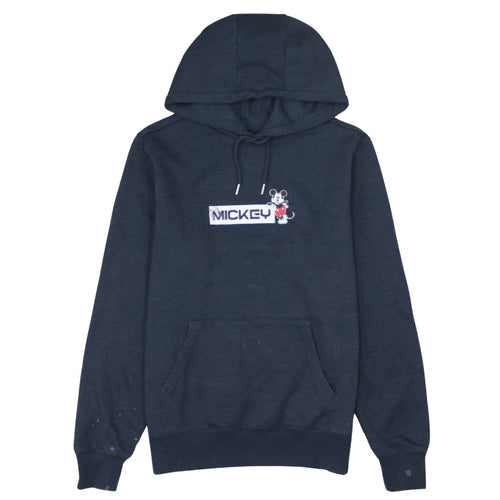 Disney Primark Womens Black XS Pullover Hoodie with Mickey Graphic
