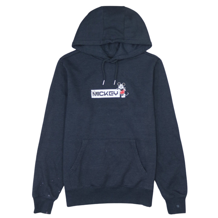 Disney Primark Womens Black XS Pullover Hoodie with Mickey Graphic