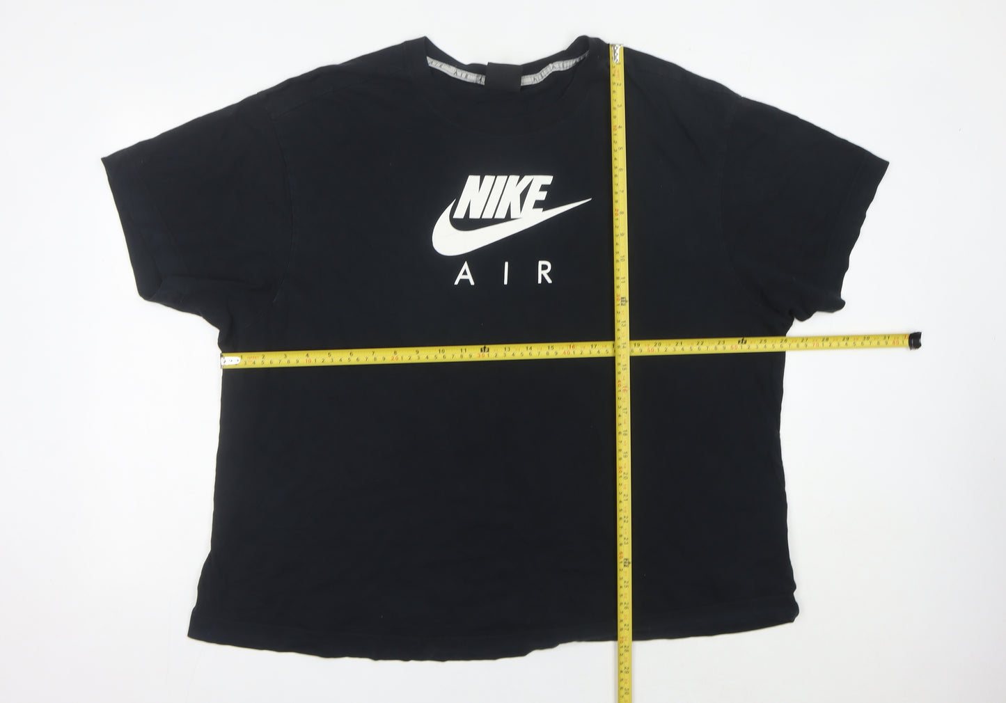 Nike Women’s Black 2XL Air T-Shirt Casual Short Sleeve Cotton