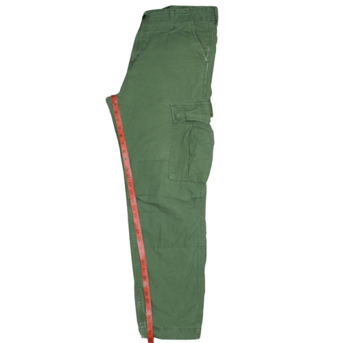 Carhartt Men's Green Cargo Trousers 33x32 Regular Fit Workwear