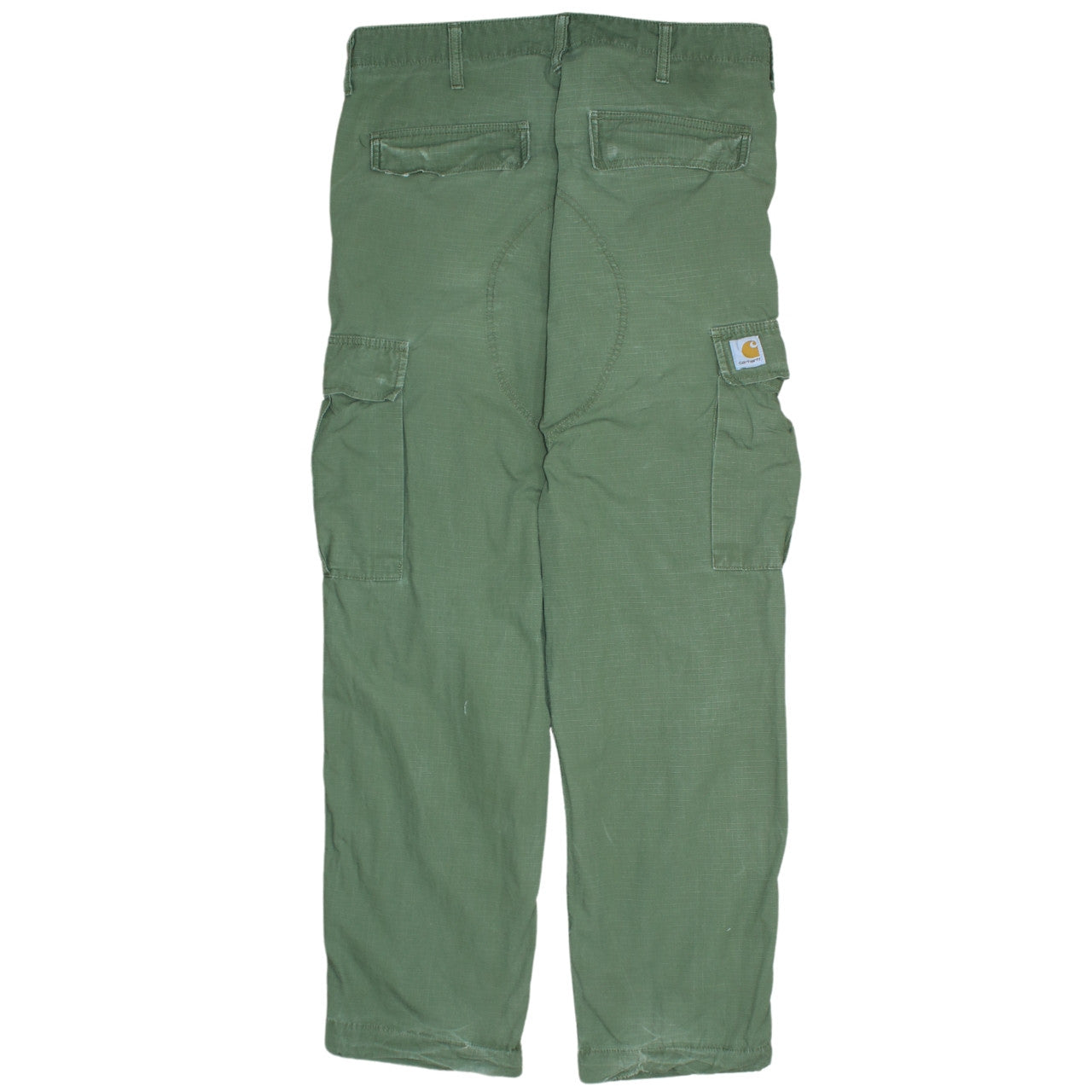 Carhartt Men's Green Cargo Trousers 33x32 Regular Fit Workwear