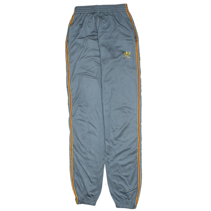 Adidas Mens Grey Sweatpants Size S Retro Striped Logo Track Trousers
