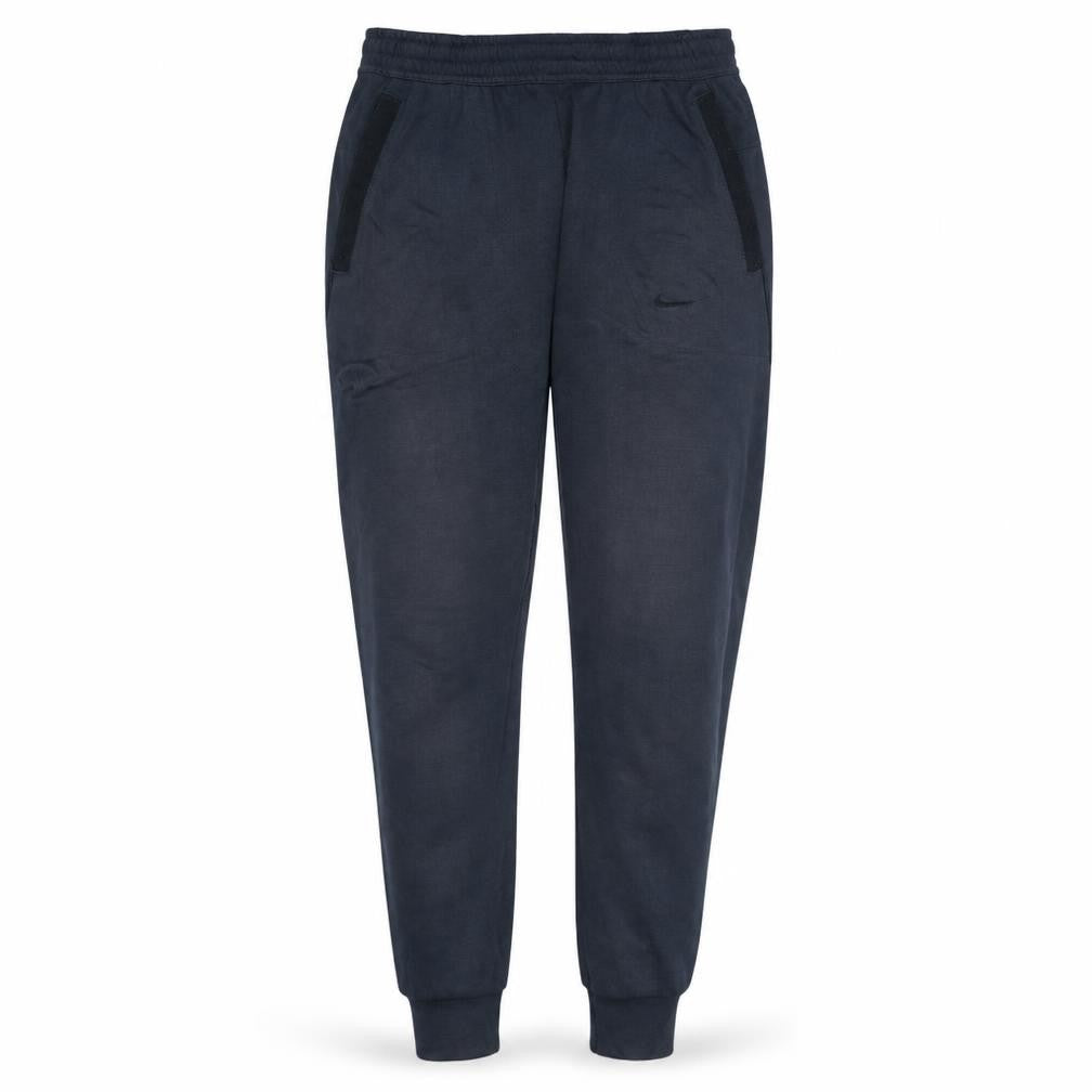 Front view of Nike Men’s Blue Jogger Sweatpants S Regular Fit Tapered Viscose Blend