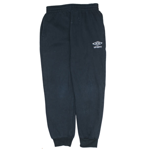 Umbro Men’s Black Sweatpants Joggers M Regular Fit Tapered