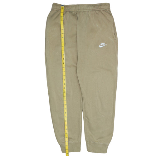 Nike Women Beige Jogger Sweatpants Size S Cotton Blend