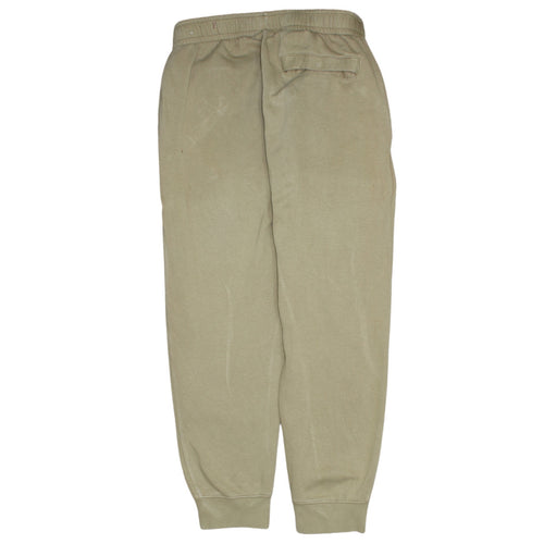 Nike Women Beige Jogger Sweatpants Size S Cotton Blend