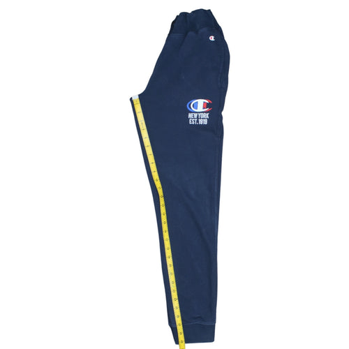 Champion Womens Blue Jogger Sweatpants Small Cotton Blend