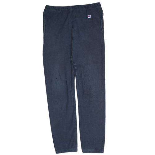 Champion Men's Blue Medium Sweatpants Cotton Elastic Waist Trousers