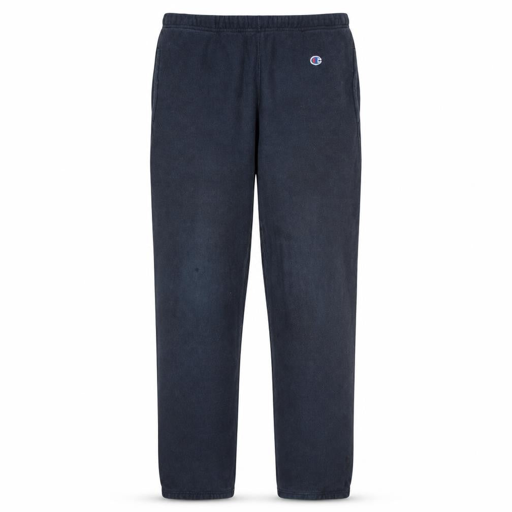 Champion Men's Blue Medium Sweatpants Cotton Elastic Waist Trousers