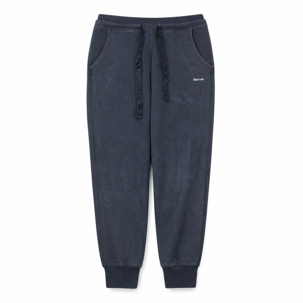 Front view of Reebok Women’s Black Jogger Sweatpants, size S, Regular Fit