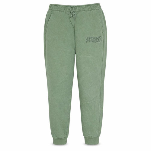 Puma Men’s Green Sweatpants M Regular Fit Tapered Logo Casual