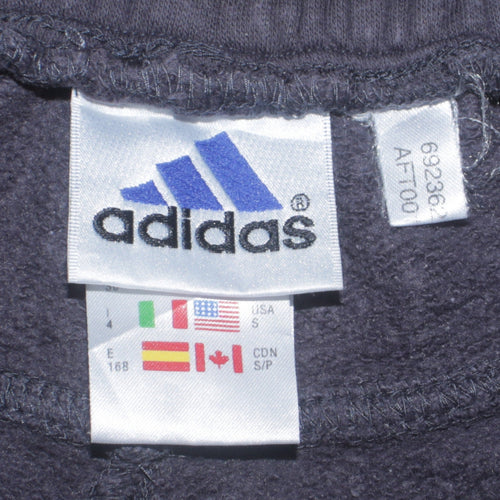 Adidas Men’s Blue Sweatpants S Regular Fit Casual Sportswear