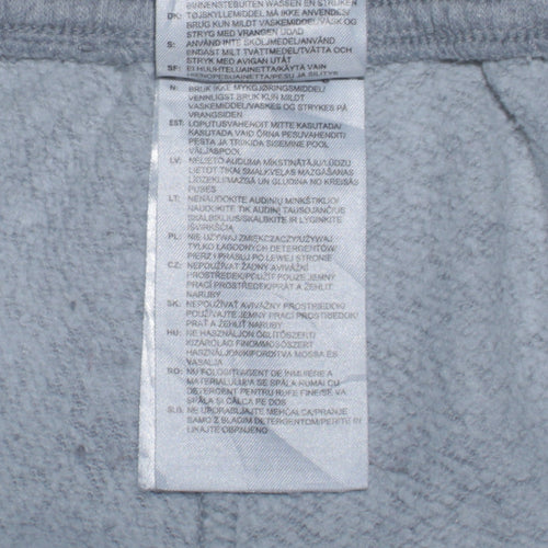 Adidas Men’s Grey Sweatpants Joggers M Logo Tapered Casual