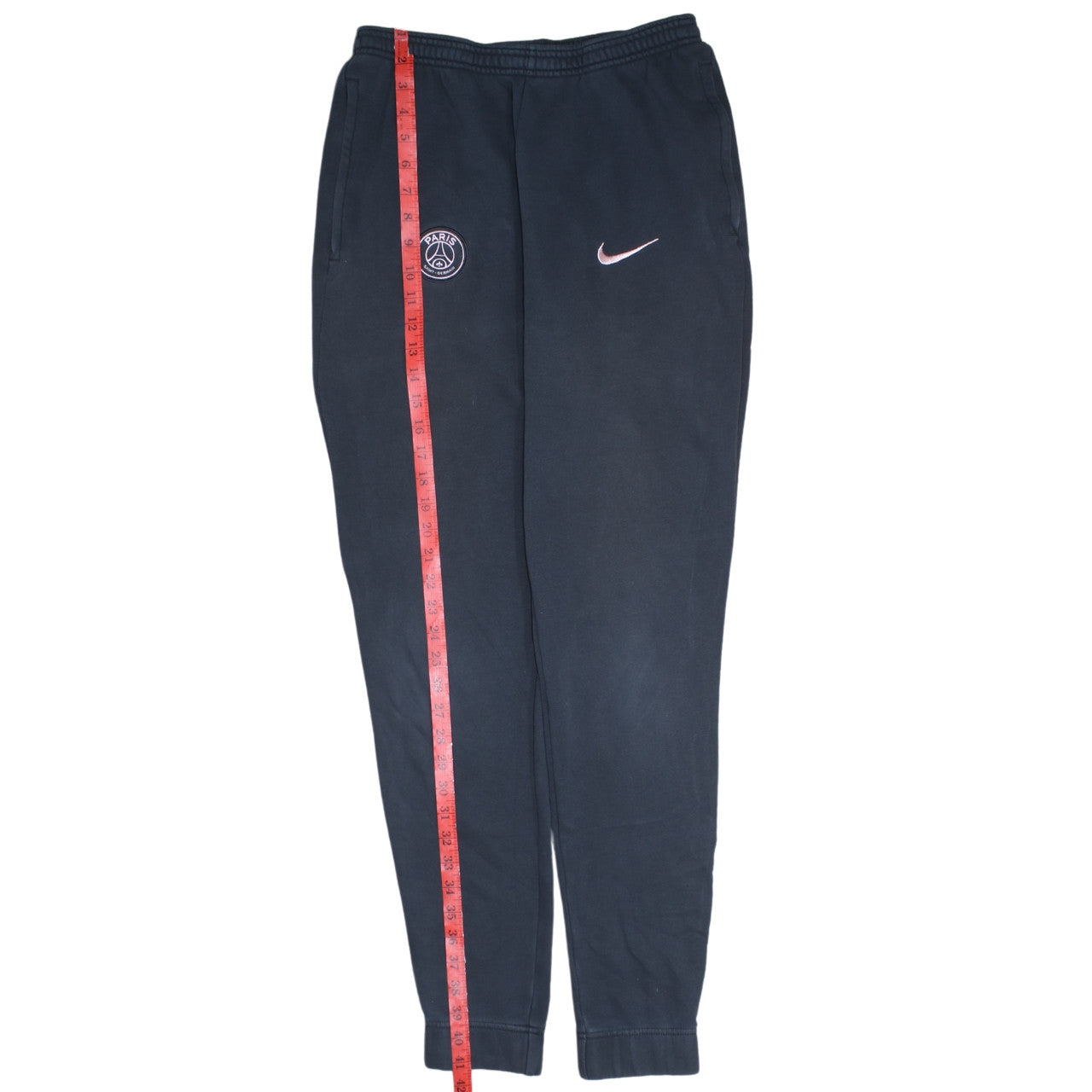 Nike PSG Mens Black Sweatpants Joggers S Regular Tapered Casual