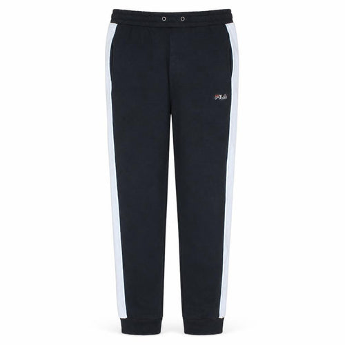 Fila Men's Black Sweatpants M Elastic Waist Logo Casual