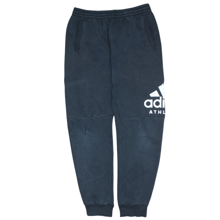 Adidas Boys Black Jogger Sweatpants 13-14 Years Elastic Waist Pockets