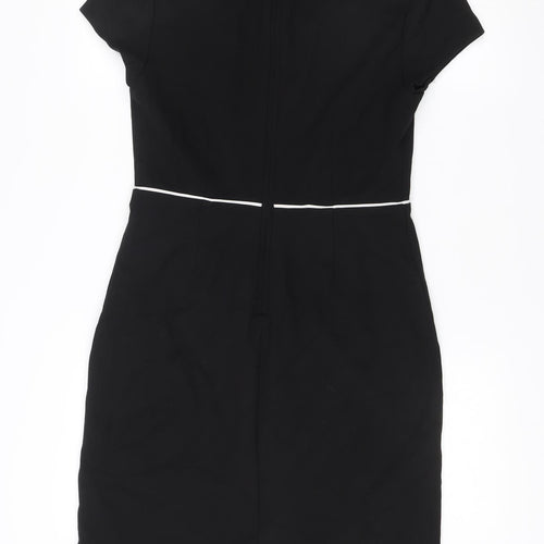 John Lewis Women’s Black Size 12 Sheath Knee Length Dress