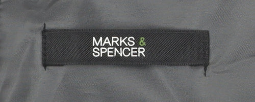 Marks and Spencer Womens Black Grey Bodycon Dress Size 12 Workwear
