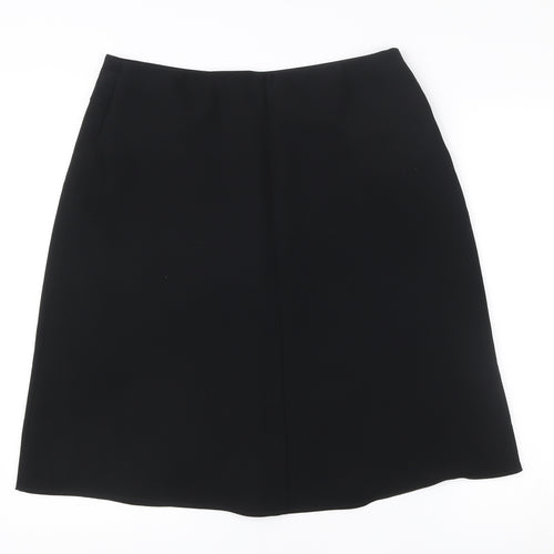 Marks and Spencer Women’s Black Size 14 Knee Length Pencil Skirt