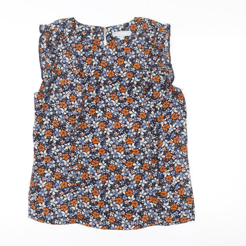 Red Herring Women’s Multicoloured Floral Blouse Size 12 Sleeveless