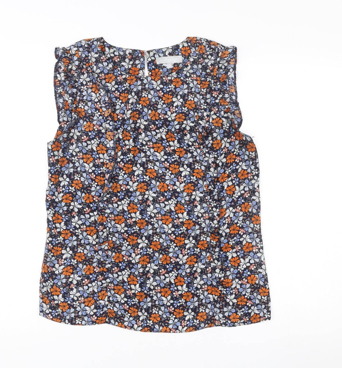 Red Herring Women’s Multicoloured Floral Blouse Size 12 Sleeveless