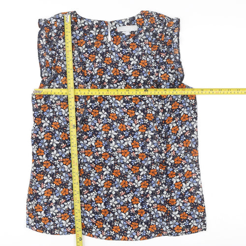 Red Herring Women’s Multicoloured Floral Blouse Size 12 Sleeveless