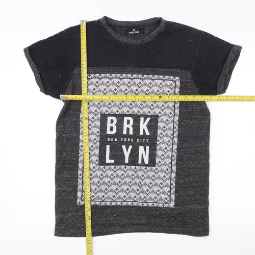 Twisted Soul Men’s Black Medium BRKLYN Graphic Print T-Shirt