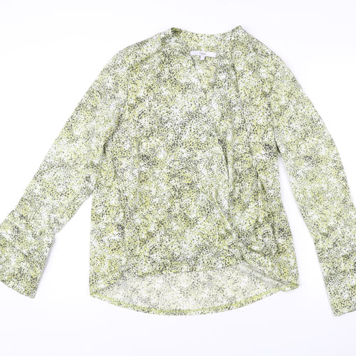 Next Womens Multicoloured Blouse UK 12 Long Sleeve Tunic Top