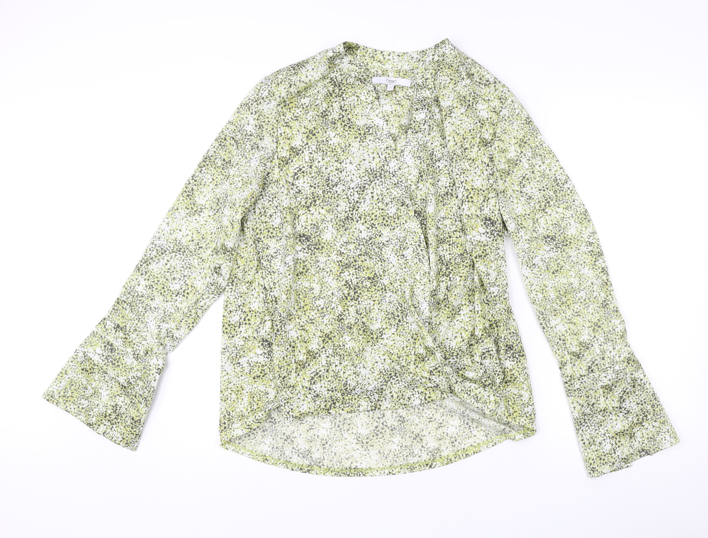 Next Womens Multicoloured Blouse UK 12 Long Sleeve Tunic Top