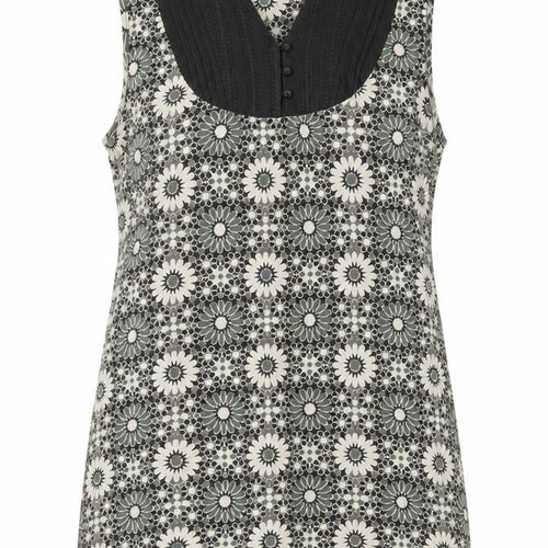Maine New England Women’s Multicoloured Cotton Floral Tunic Blouse Size 12